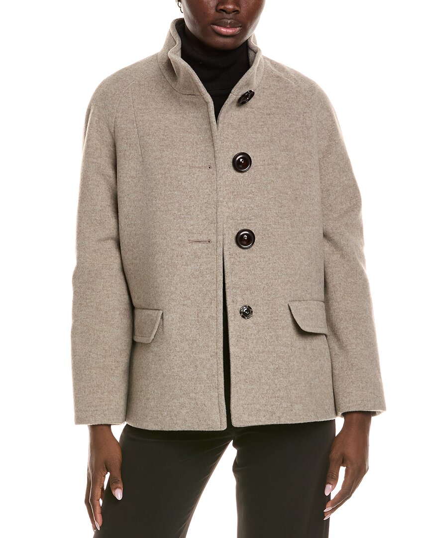 Cinzia Rocca Icons Wool & Cashmere-Blend Short Coat