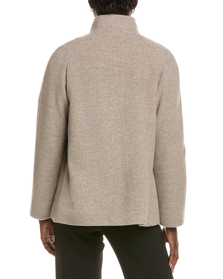Cinzia Rocca Icons Wool & Cashmere-Blend Short Coat