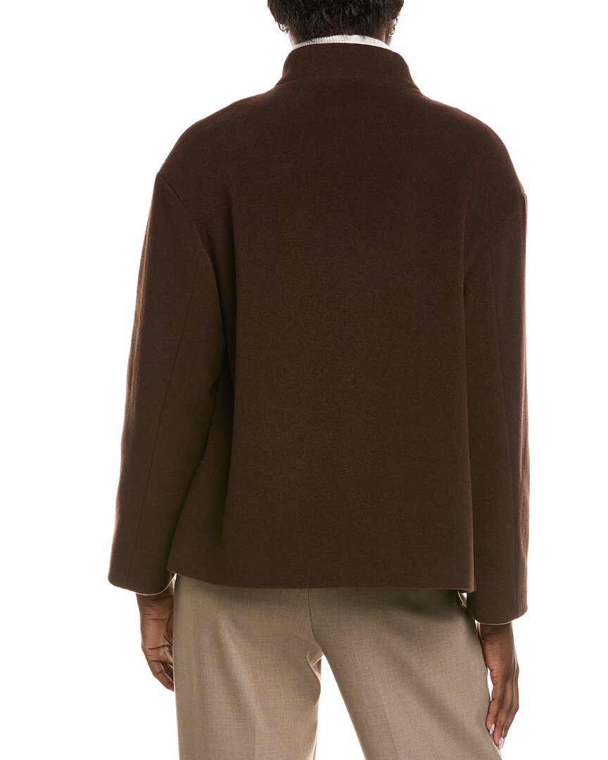 Cinzia Rocca Icons Wool & Cashmere-Blend Short Coat