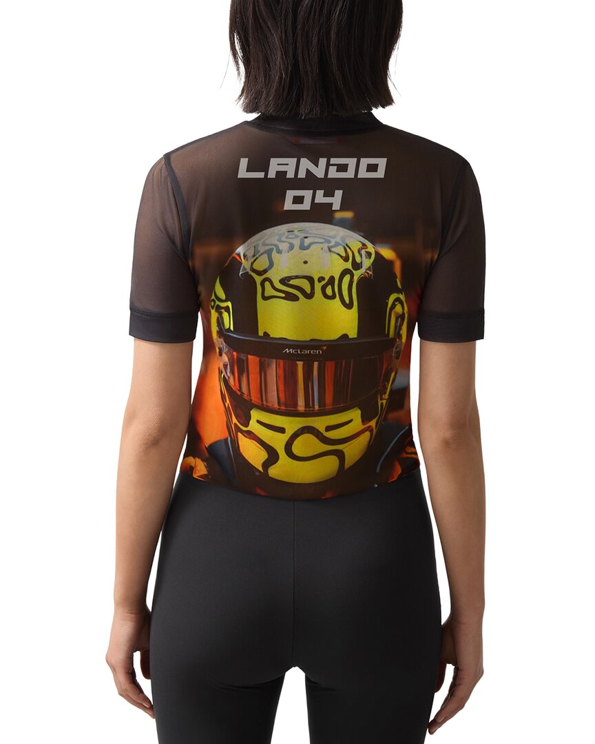 Reiss Reiss Santino Ss Lando Printed Mesh Top
