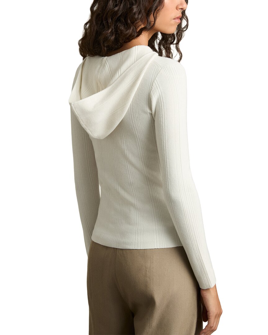 Reiss Reiss Chloe Ribbed Wool-Blend Hoodie