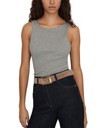Reiss Reiss Lara Ribbed Low Back Vest