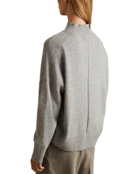 Reiss Reiss Womens  Alicia Knitted Funnel Neck Wool & Cashmere-Blend Sweater, L