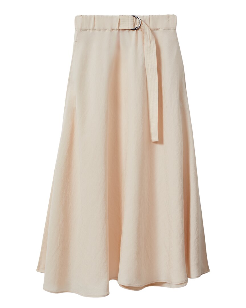 Reiss Kori Ruched Waist Midi Skirt