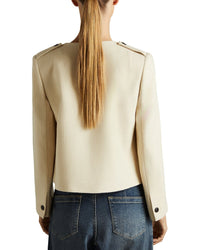 Reiss Blane Cropped Wool Jacket