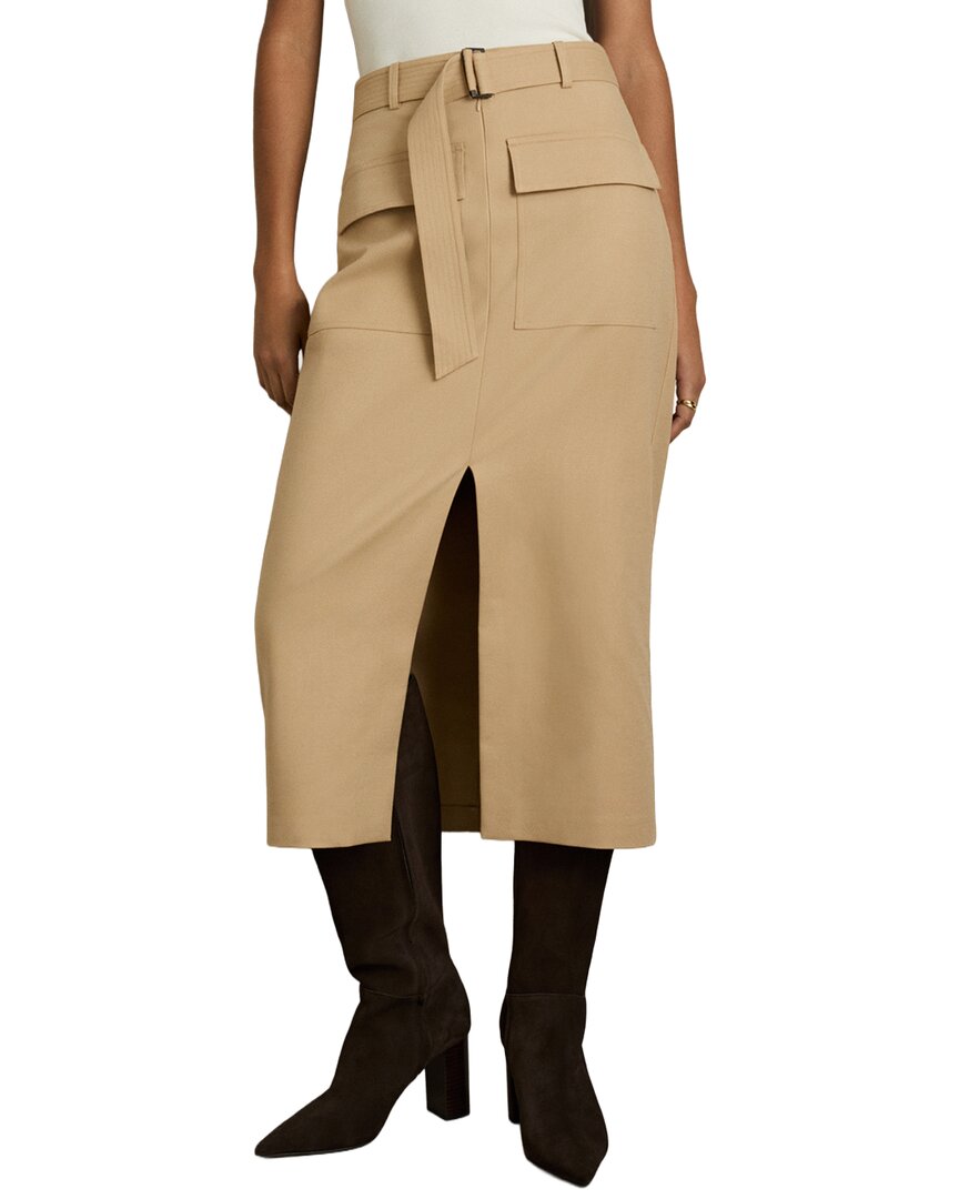 Reiss Oakley Pencil Cargo Skirt