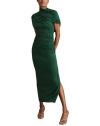 reiss off the shoulder midi dress Reiss Azure Ruched Ss Midi Dress – Bluefly