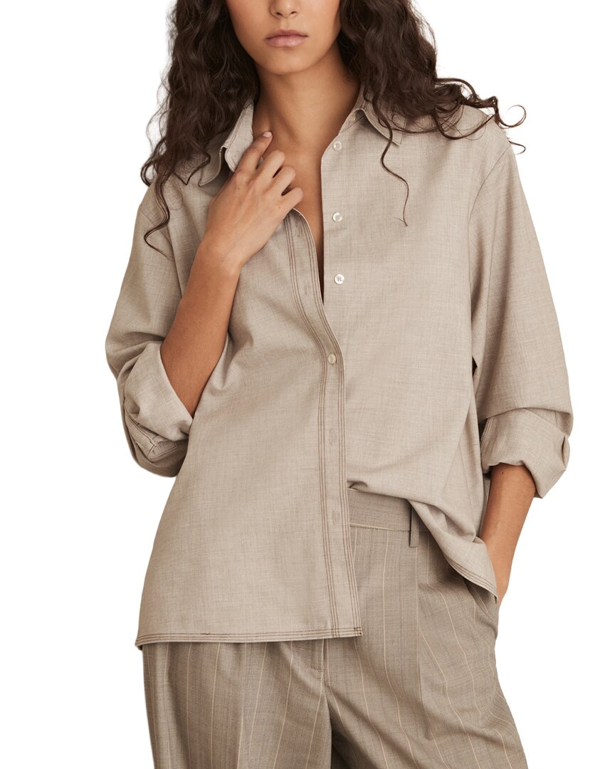 Reiss Reiss Nova Wool-Blend Shirt