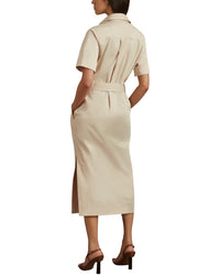 Reiss Aimie Shirt Midi Dress