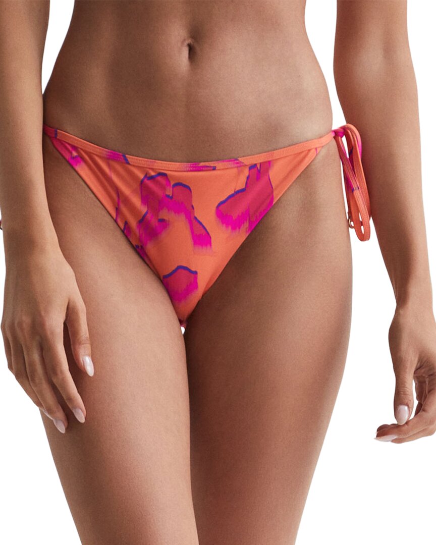 Reiss Thia Print Tie Side Bottom
