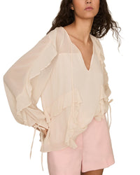 Reiss Zaria Ruffle Top