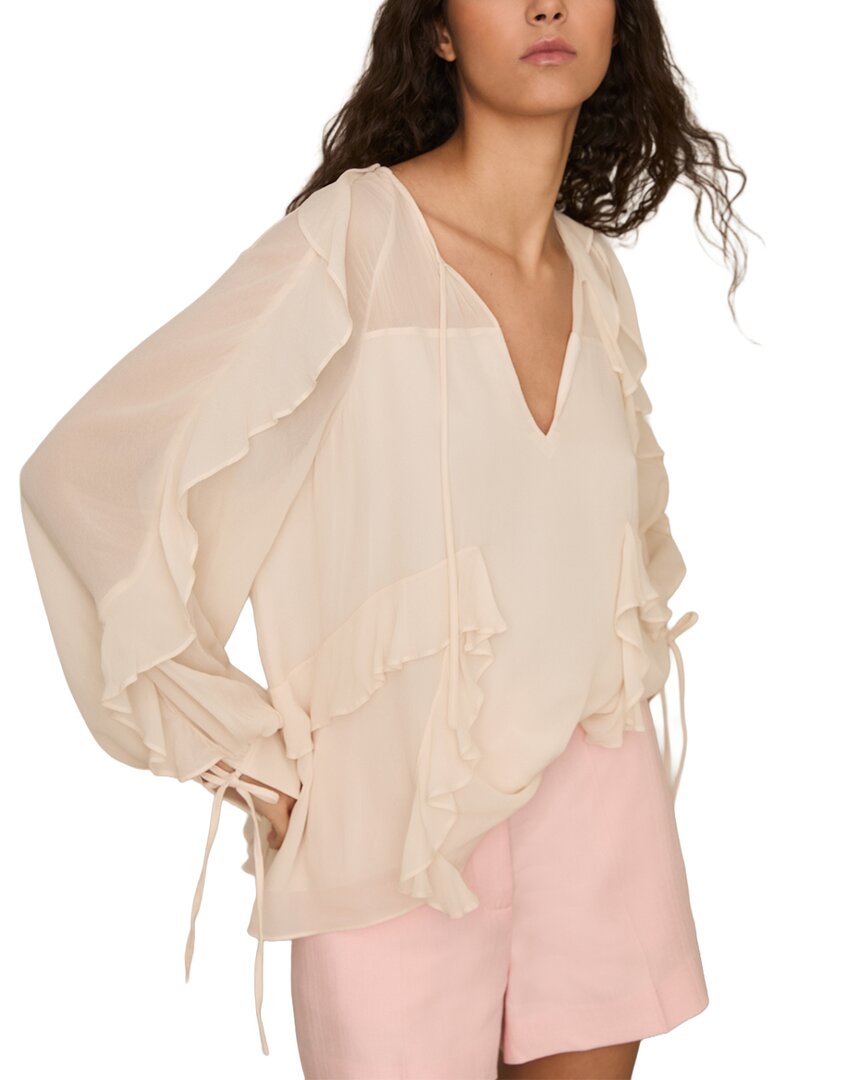 Reiss Zaria Ruffle Top