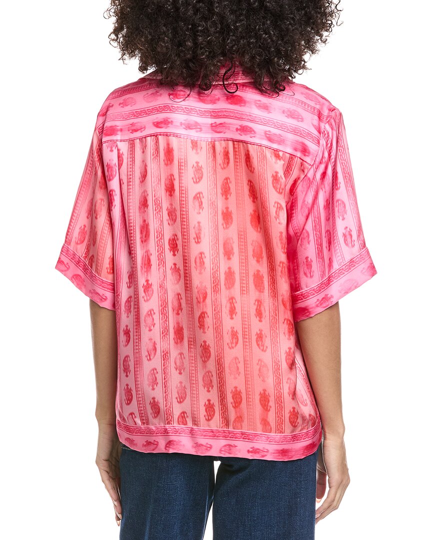Sandro Silk Printed Shirt