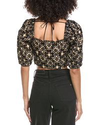 Sandro Embroidered Top