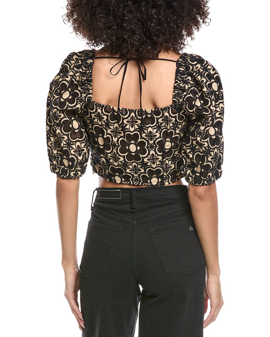 Sandro Embroidered Top