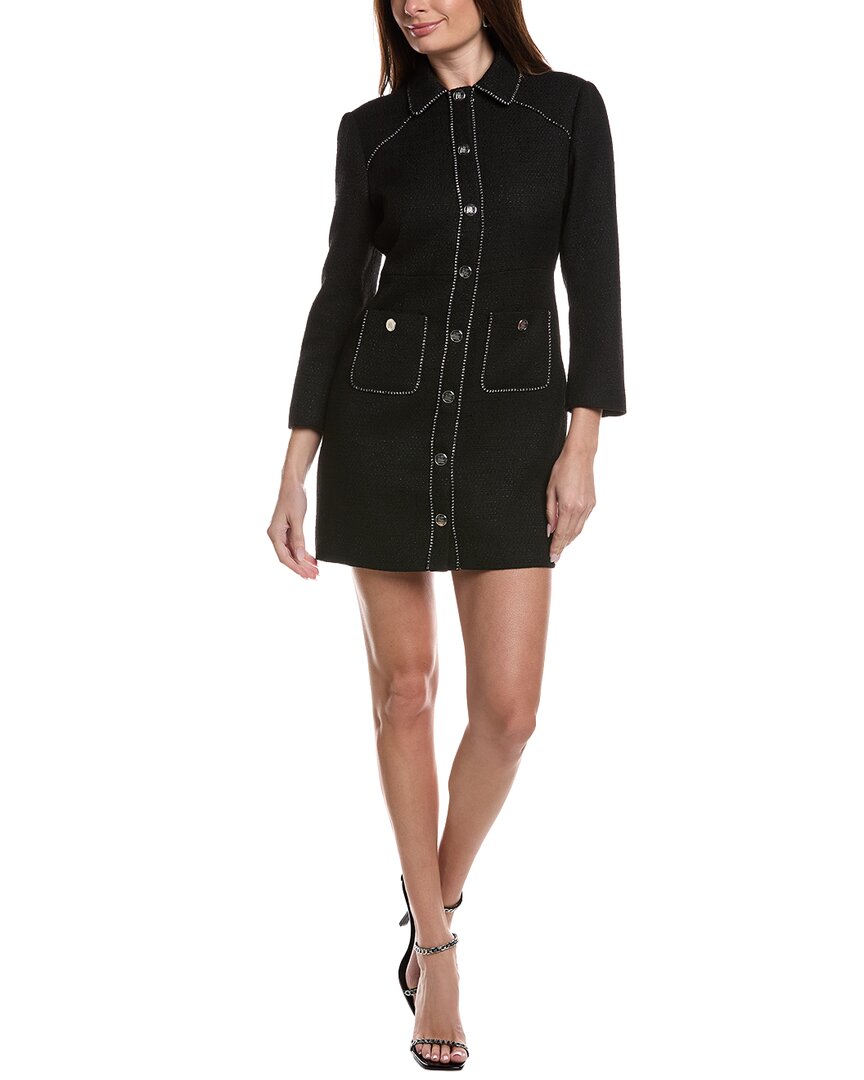 Maje Woven Midi Dress