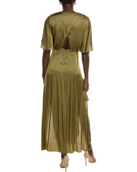 Maje Twisted Front Midi Dress