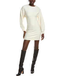 Maje Wool-Blend Sweaterdress