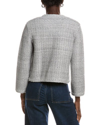 Maje Tweed Wool-Blend Cardigan