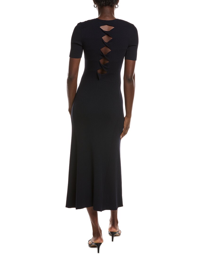 Maje Rib Knit Maxi Dress
