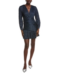 Maje Crinkled Mini Dress