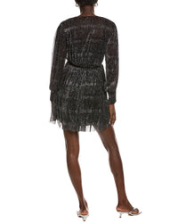 Maje Metallic Mini Dress
