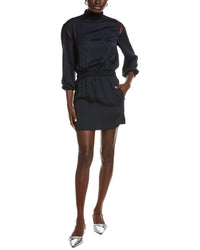 Maje Logo Jacquard Mini Dress