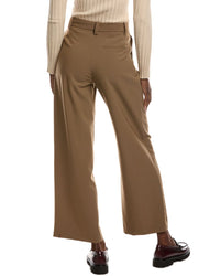 Maje Pleated Wool-Blend Pant