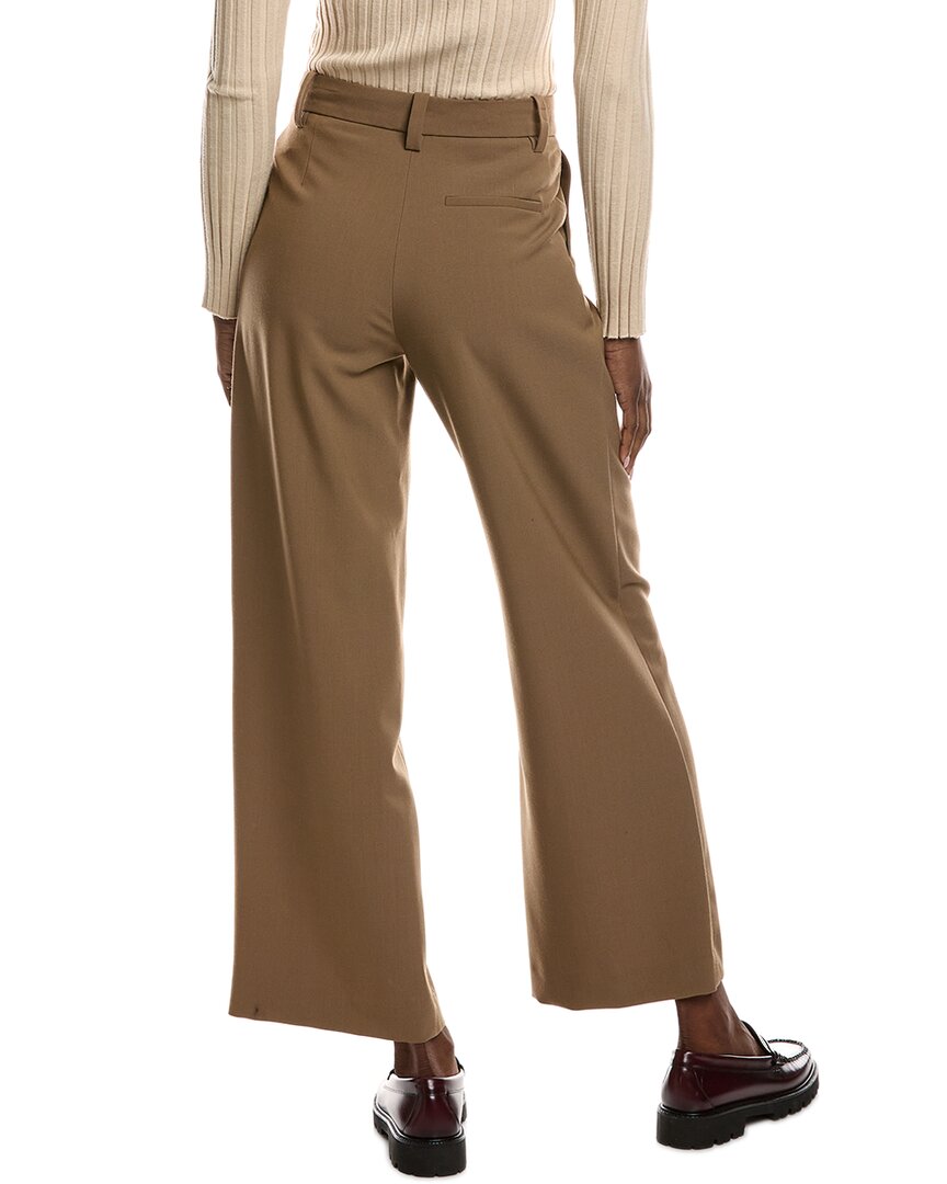 Maje Pleated Wool-Blend Pant