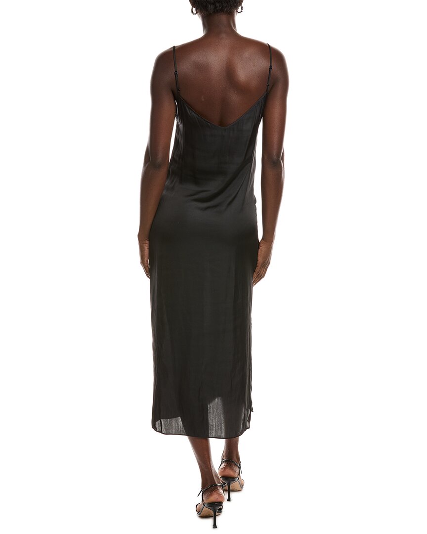 Maje Lace Neckline Slip Dress