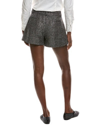Maje Metallic Tweed Short