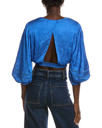 Maje Balloon Sleeve Blouse