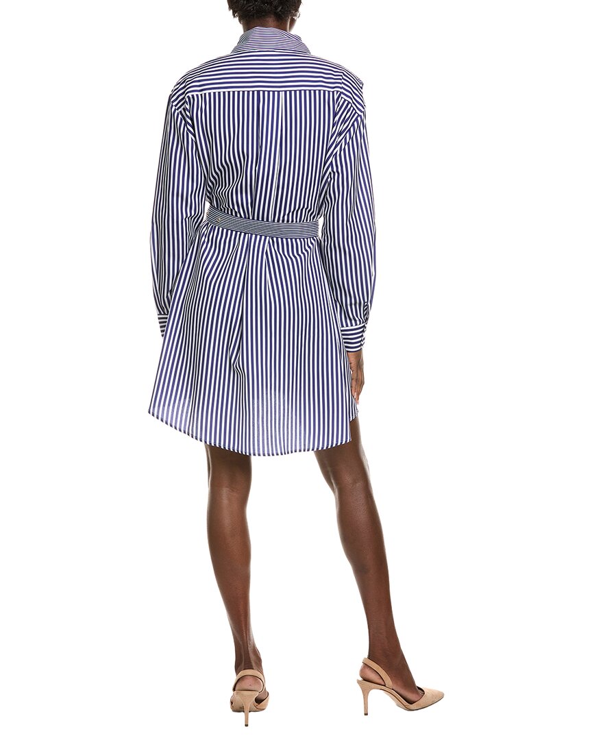 Gracia Contrast Stripe Shirtdress