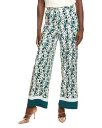 Gracia Floral Print Wide Leg Pant