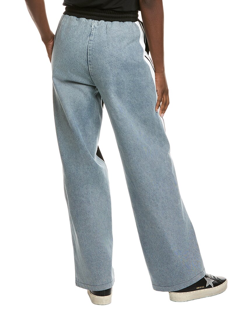 Gracia Garnished Denim Tracksuit Pant