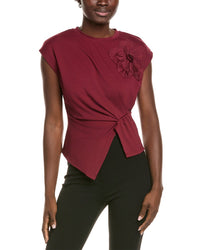 Gracia Draped Cinched Side T-Shirt