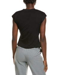 Gracia Draped Cinched Side T-Shirt