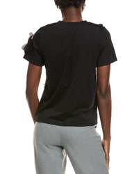 Gracia Flower Applique T-Shirt