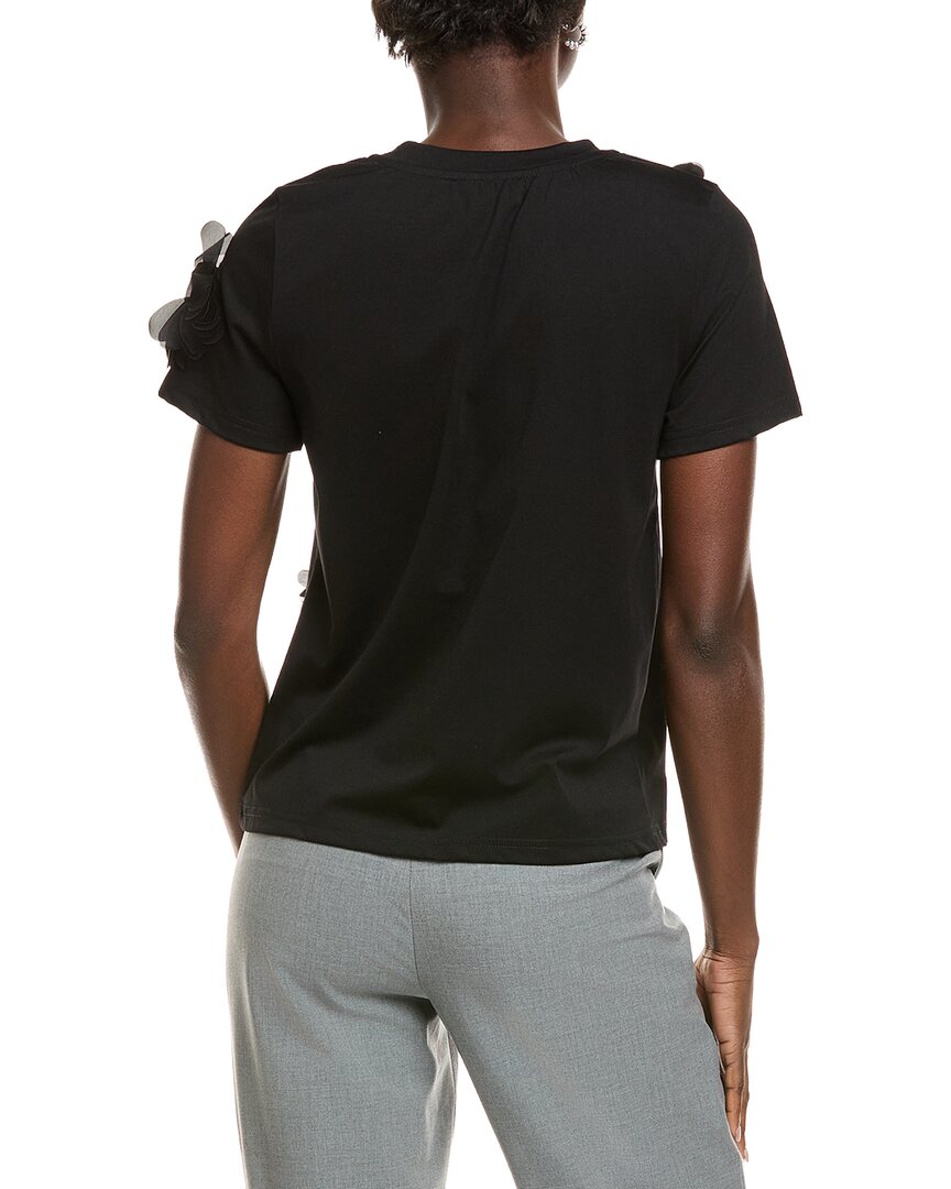 Gracia Flower Applique T-Shirt