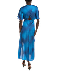 Maje Twisted Front Midi Dress