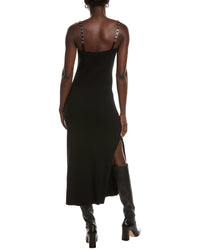 Maje Ribbed Midi Tank Dress