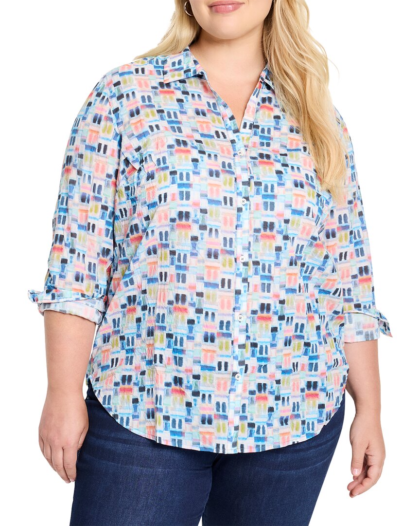 Nic+Zoe Plus Portofino Boyfriend Shirt