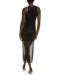 Sandro Open Knit Maxi Dress