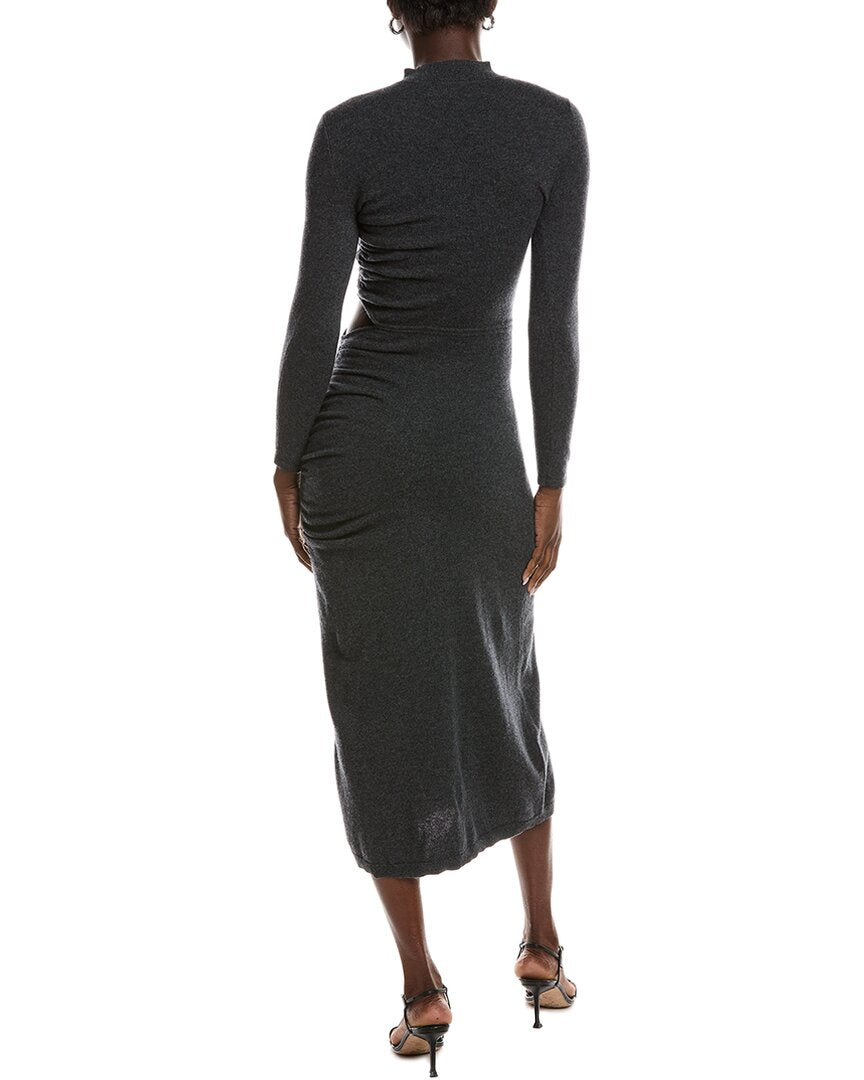 Sandro Wool & Cashmere-Blend Knit Maxi Dress