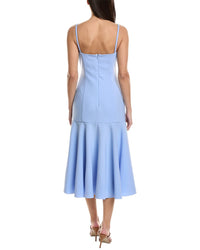 Carolina Herrera Spaghetti Strap A-Line Midi Dress Carolina Herrera Spaghetti Strap A-Line Midi Dress