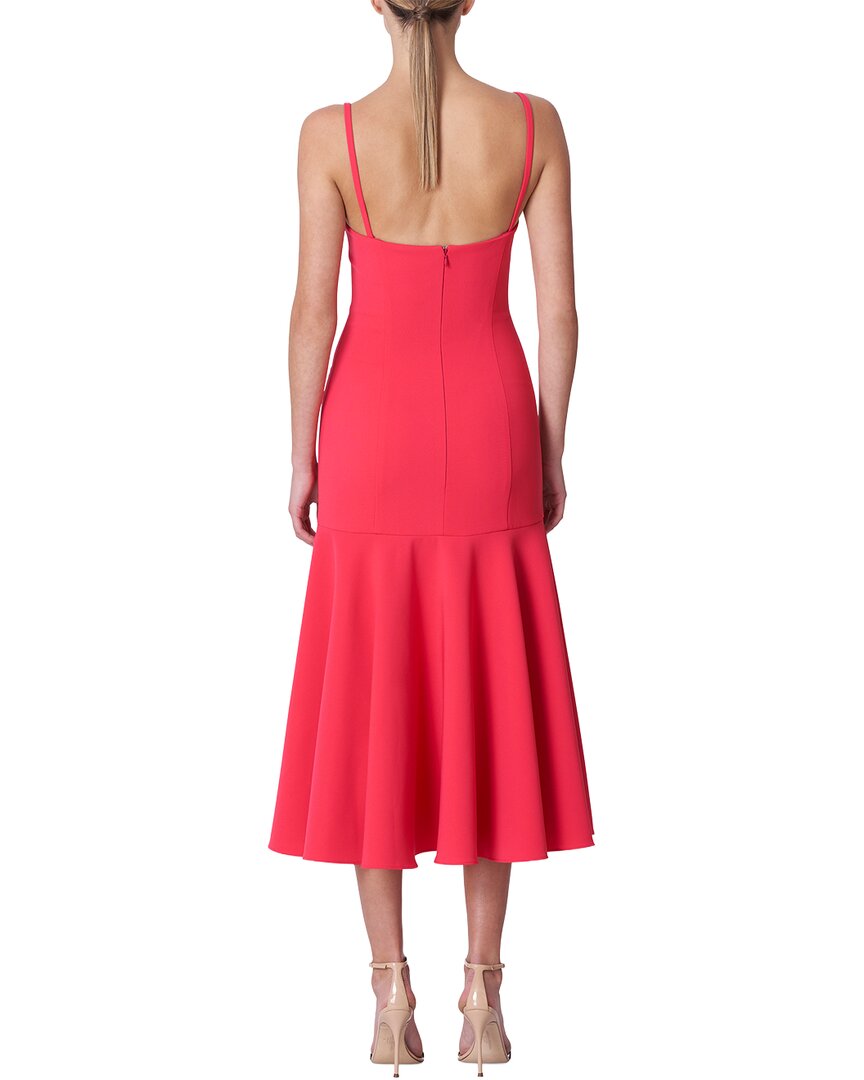 Carolina Herrera Spaghetti Strap A-Line Midi Dress