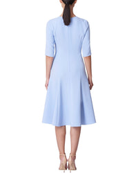 Carolina Herrera Midi Godet Dress