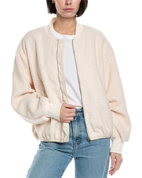 Fate Teddy Fleece Bomber Jacket