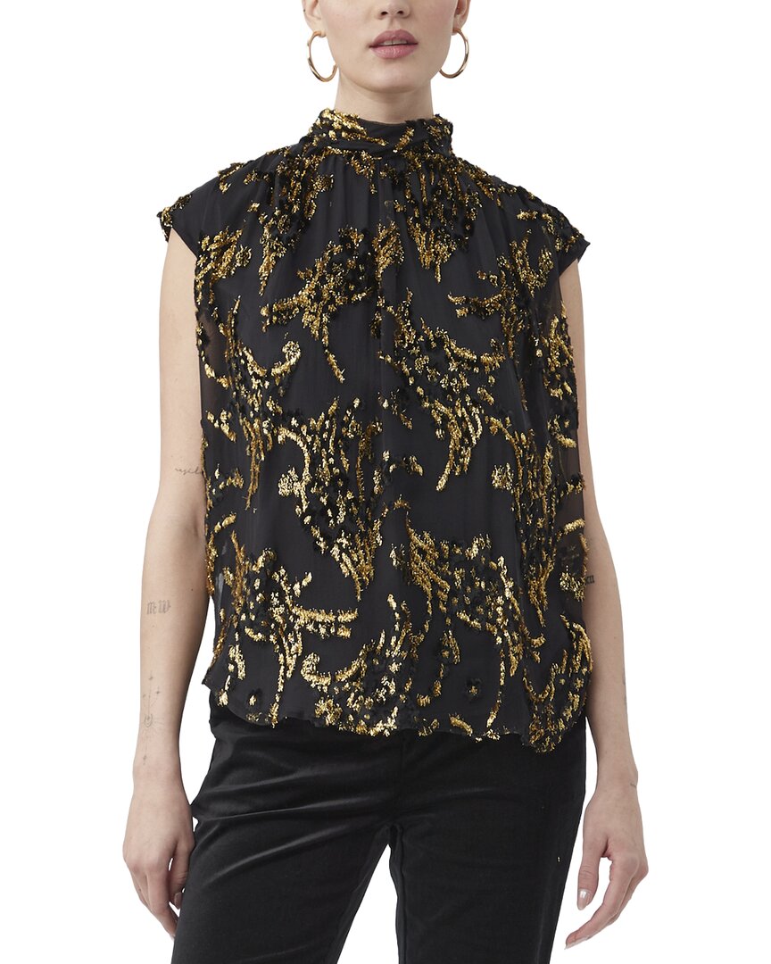 Trina Turk Imogene Silk-Blend Top