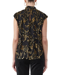 Trina Turk Imogene Silk-Blend Top